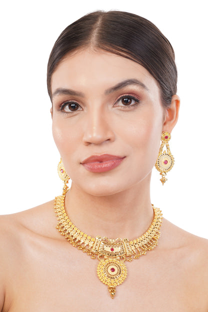 1 Gram GOLD PLATED Necklace Set