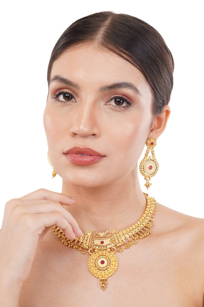 1 Gram GOLD PLATED Necklace Set