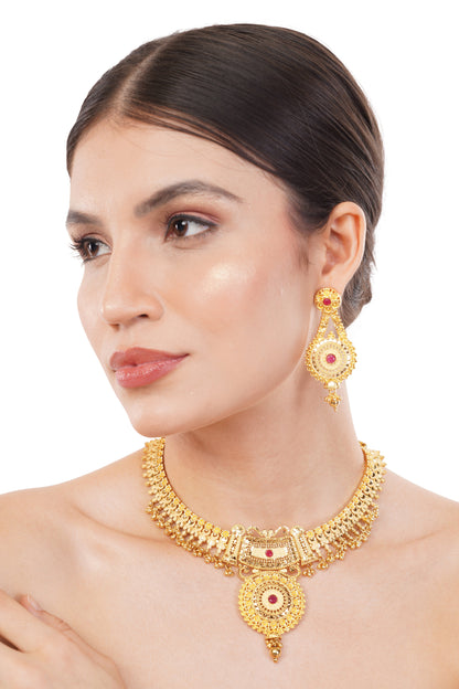 1 Gram GOLD PLATED Necklace Set