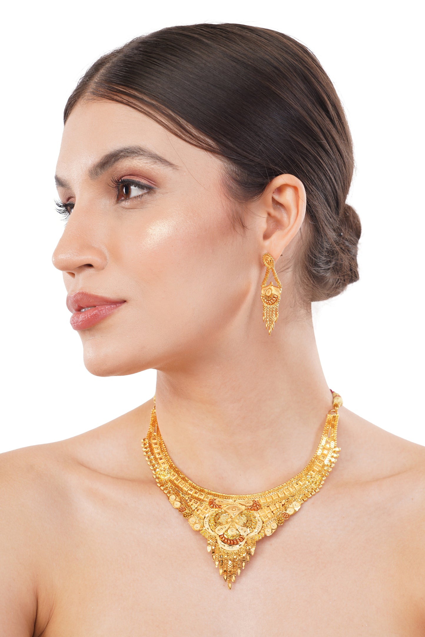 1 Gram GOLD PLATED Necklace Set