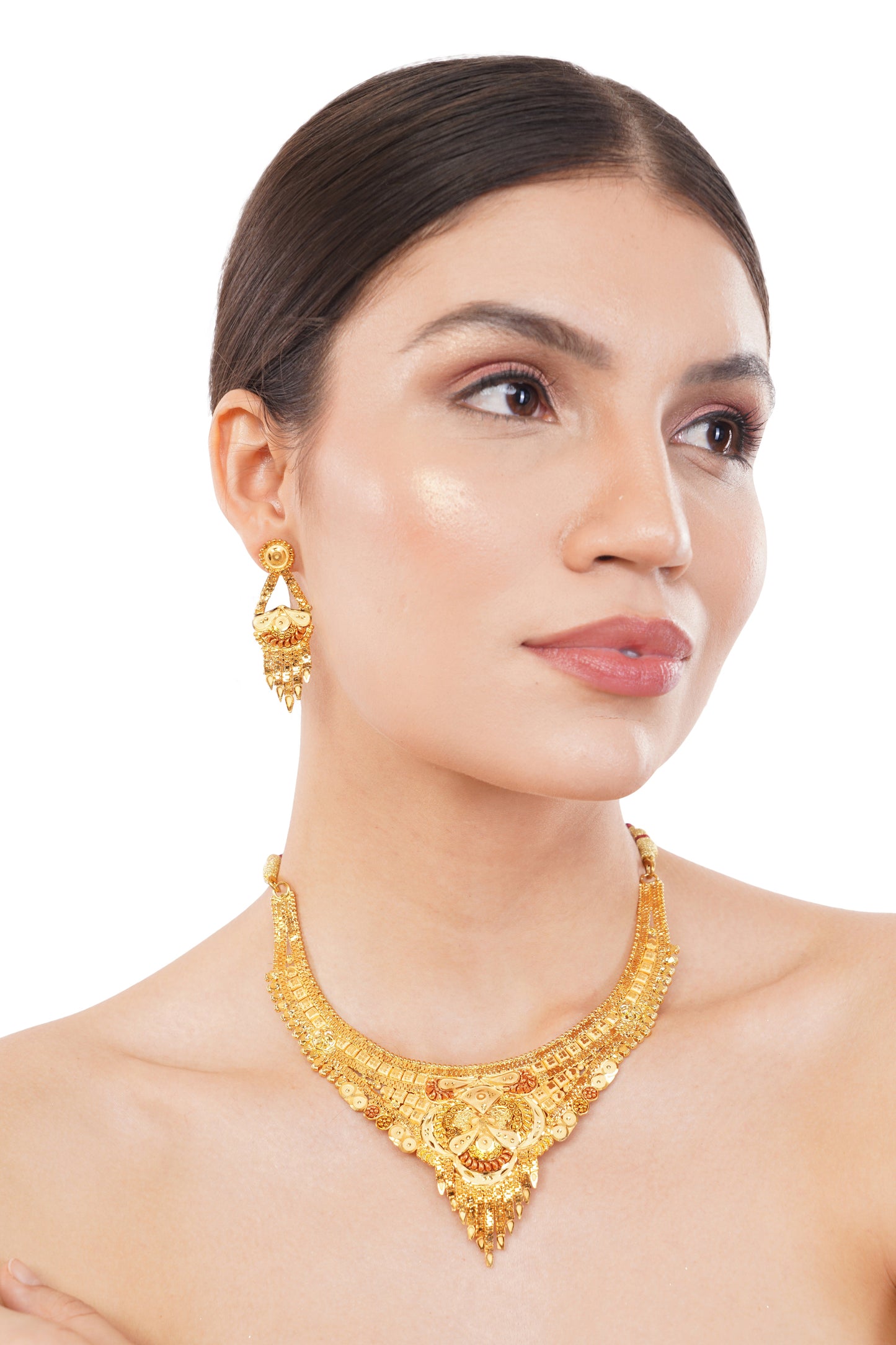 1 Gram GOLD PLATED Necklace Set