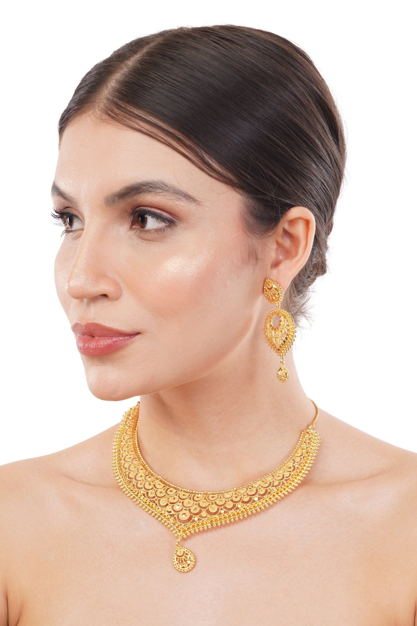 1 Gram GOLD PLATED Necklace Set