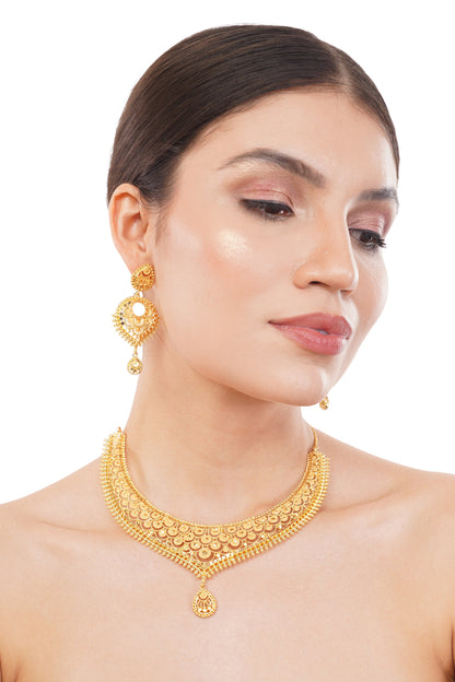 1 Gram GOLD PLATED Necklace Set