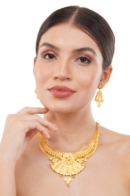 1 Gram GOLD PLATED Necklace Set