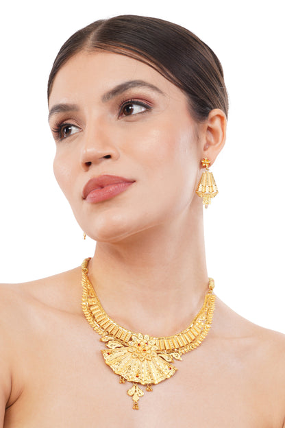 1 Gram GOLD PLATED Necklace Set