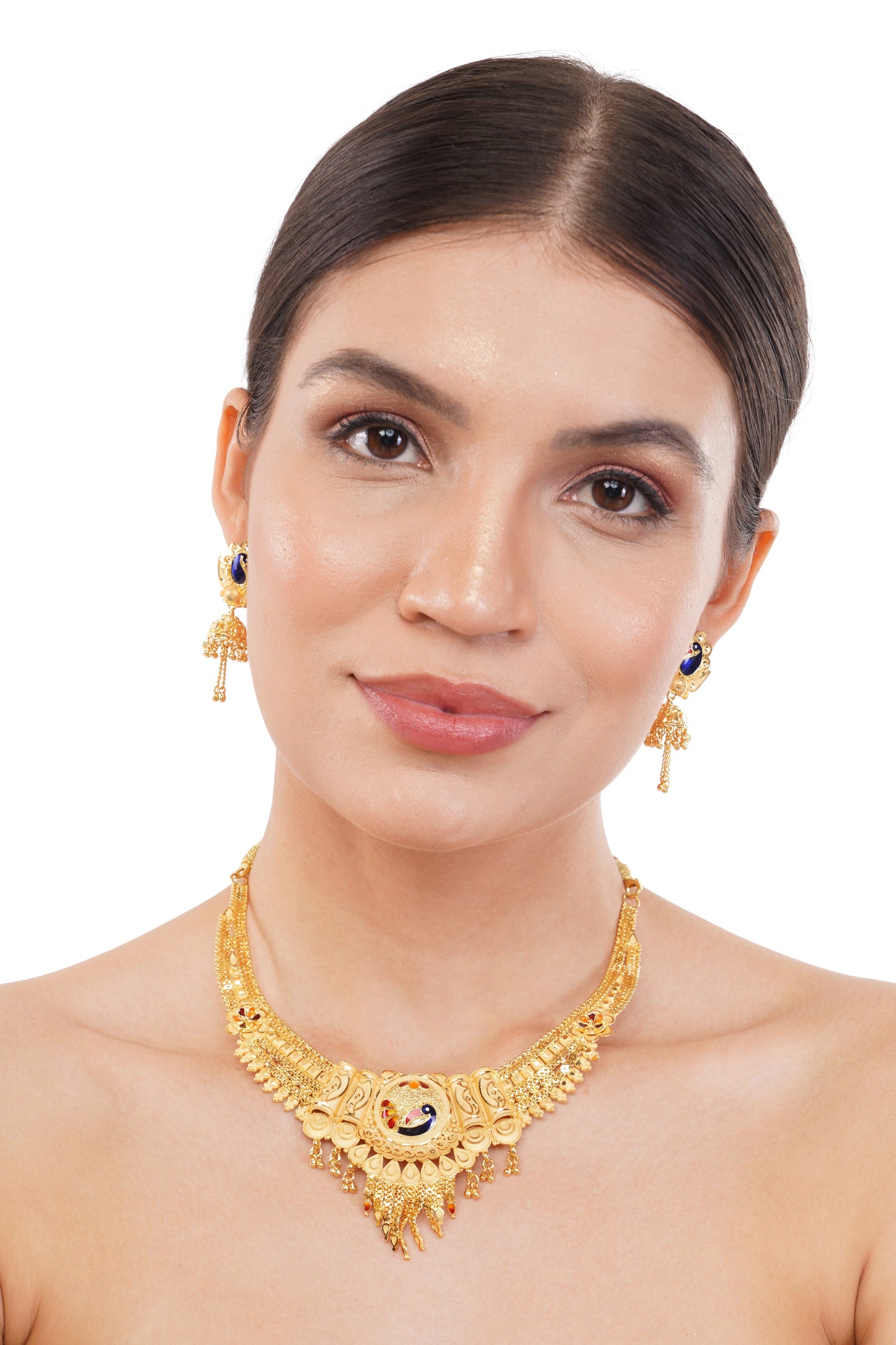 1 Gram GOLD PLATED Necklace Set