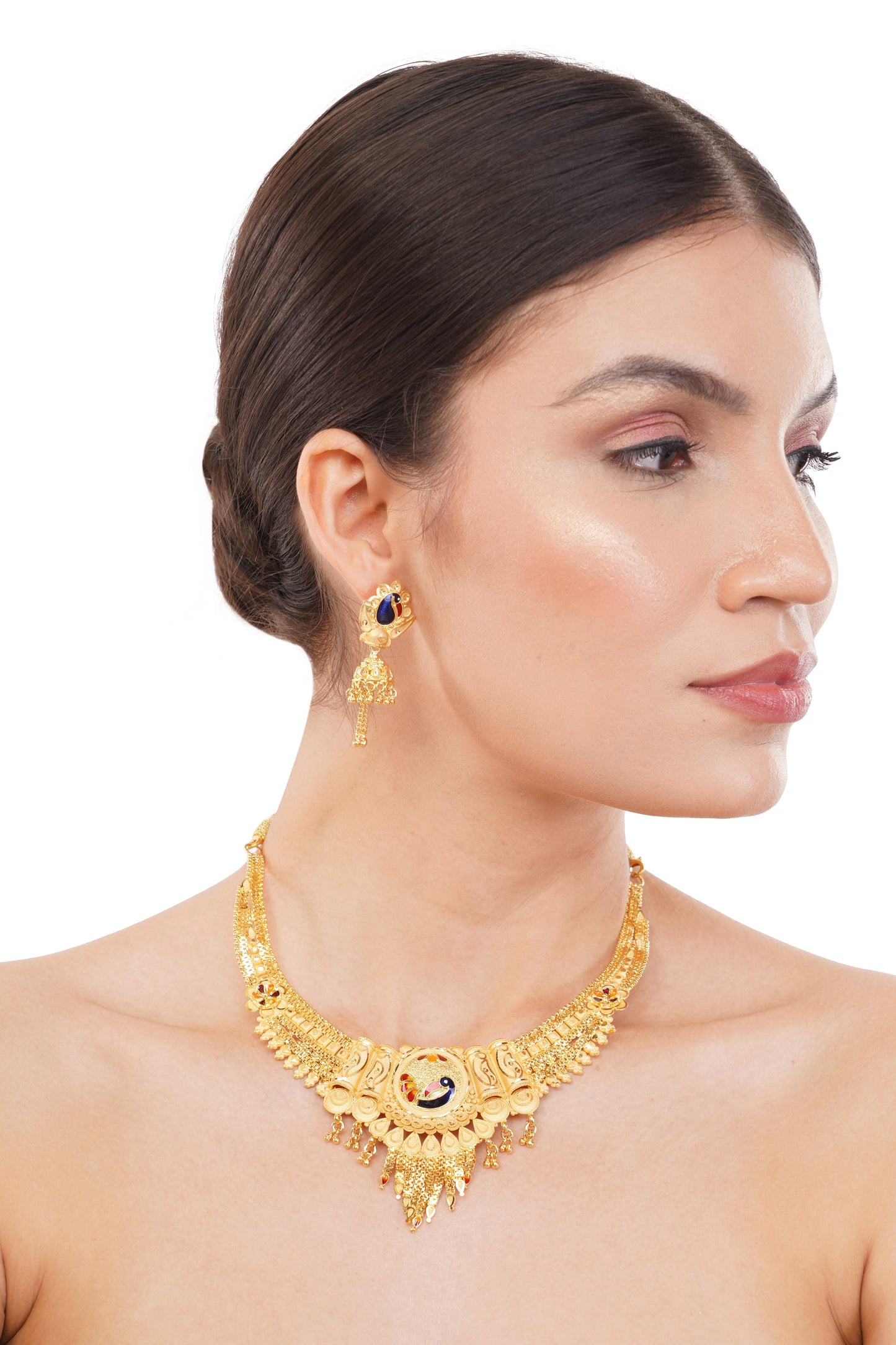 1 Gram GOLD PLATED Necklace Set