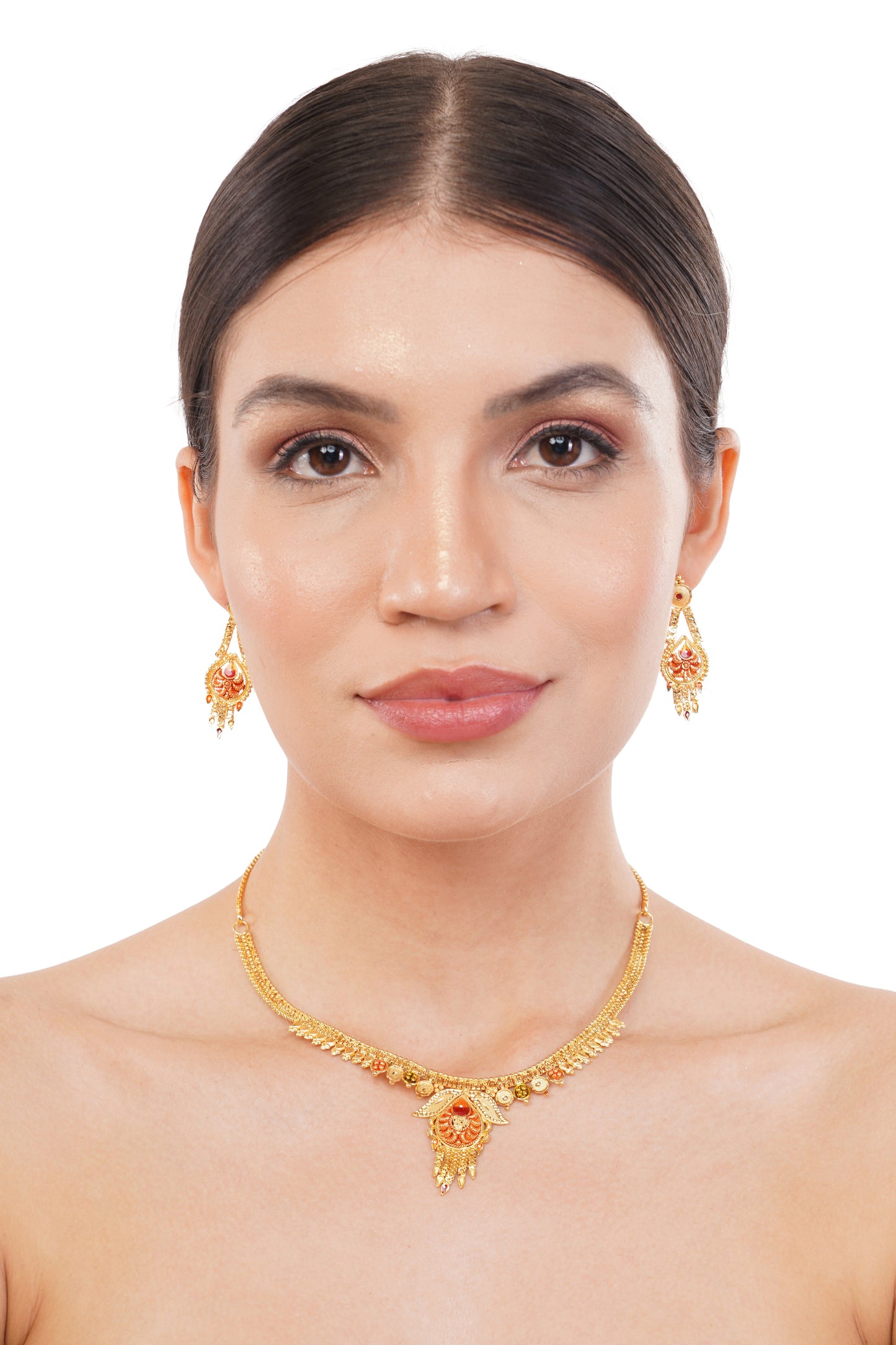 1 Gram GOLD PLATED Necklace Set