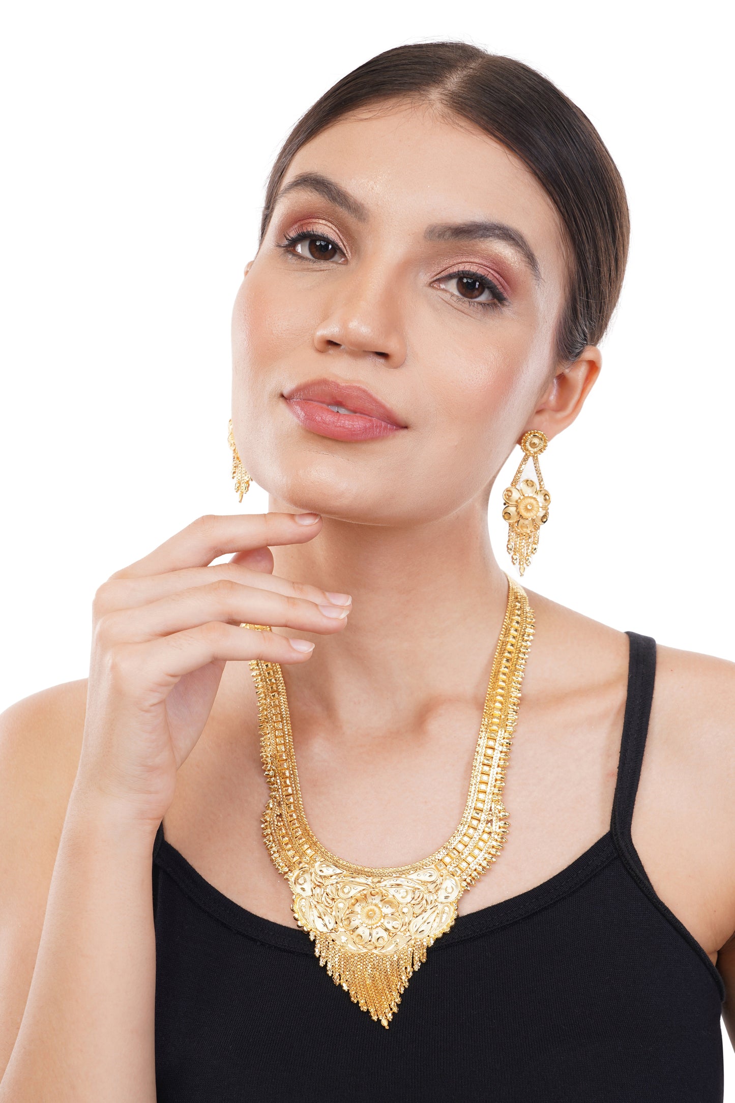 1 Gram GOLD PLATED Necklace Set