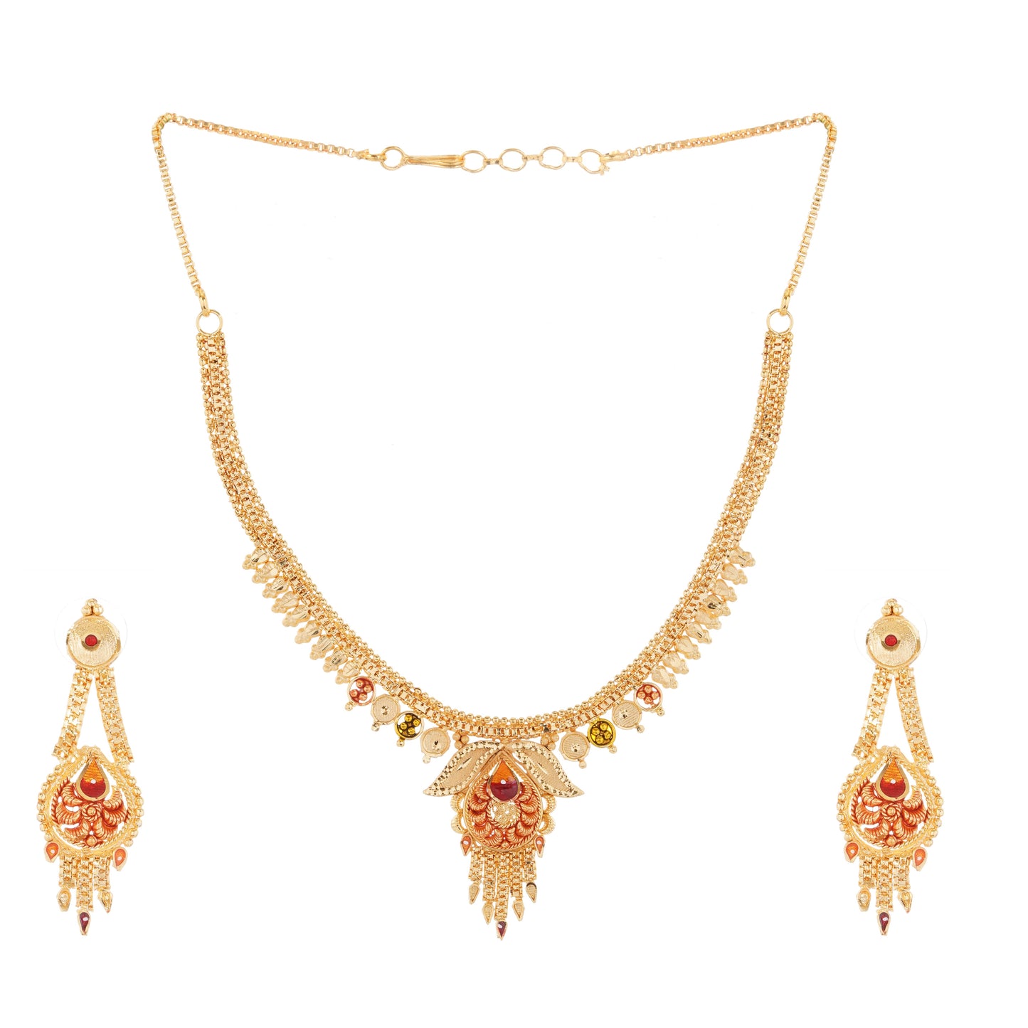 1 Gram GOLD PLATED Necklace Set