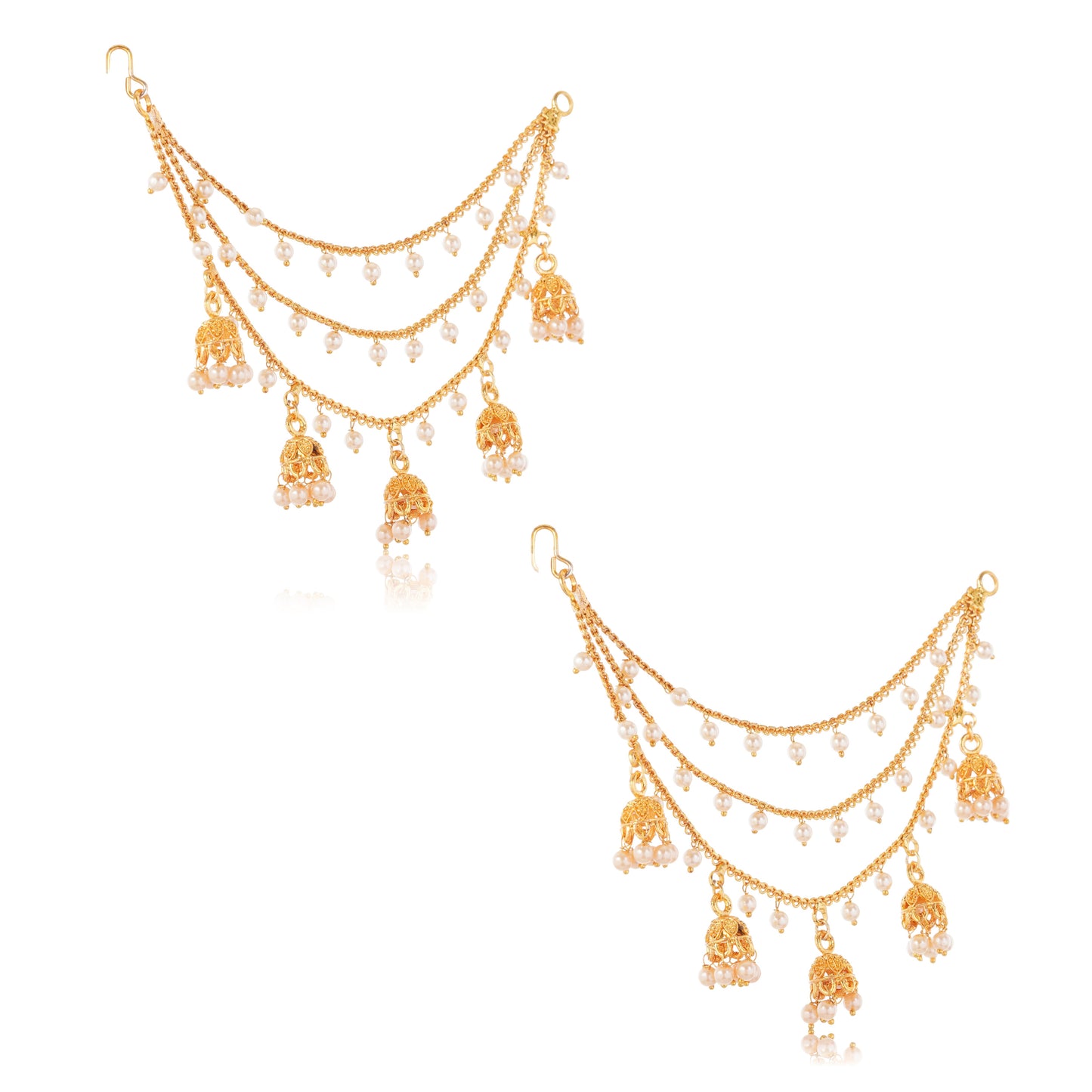 1 Gram GOLD PLATED Earring Chain