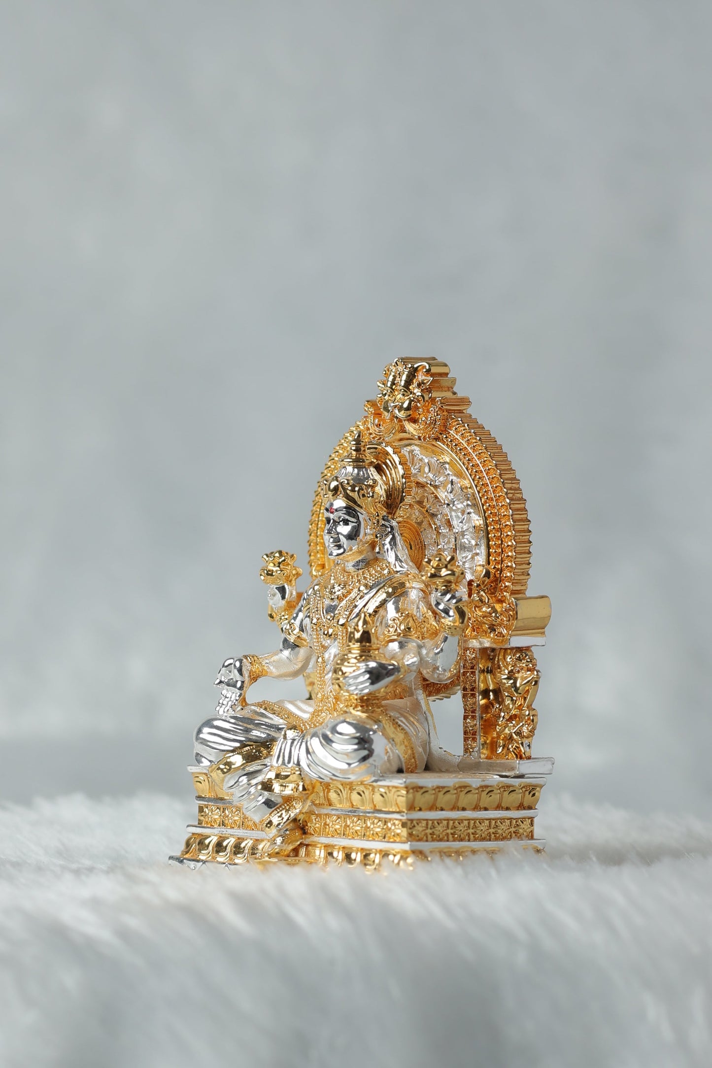 Silver Plated antique finish Surya bhagwan