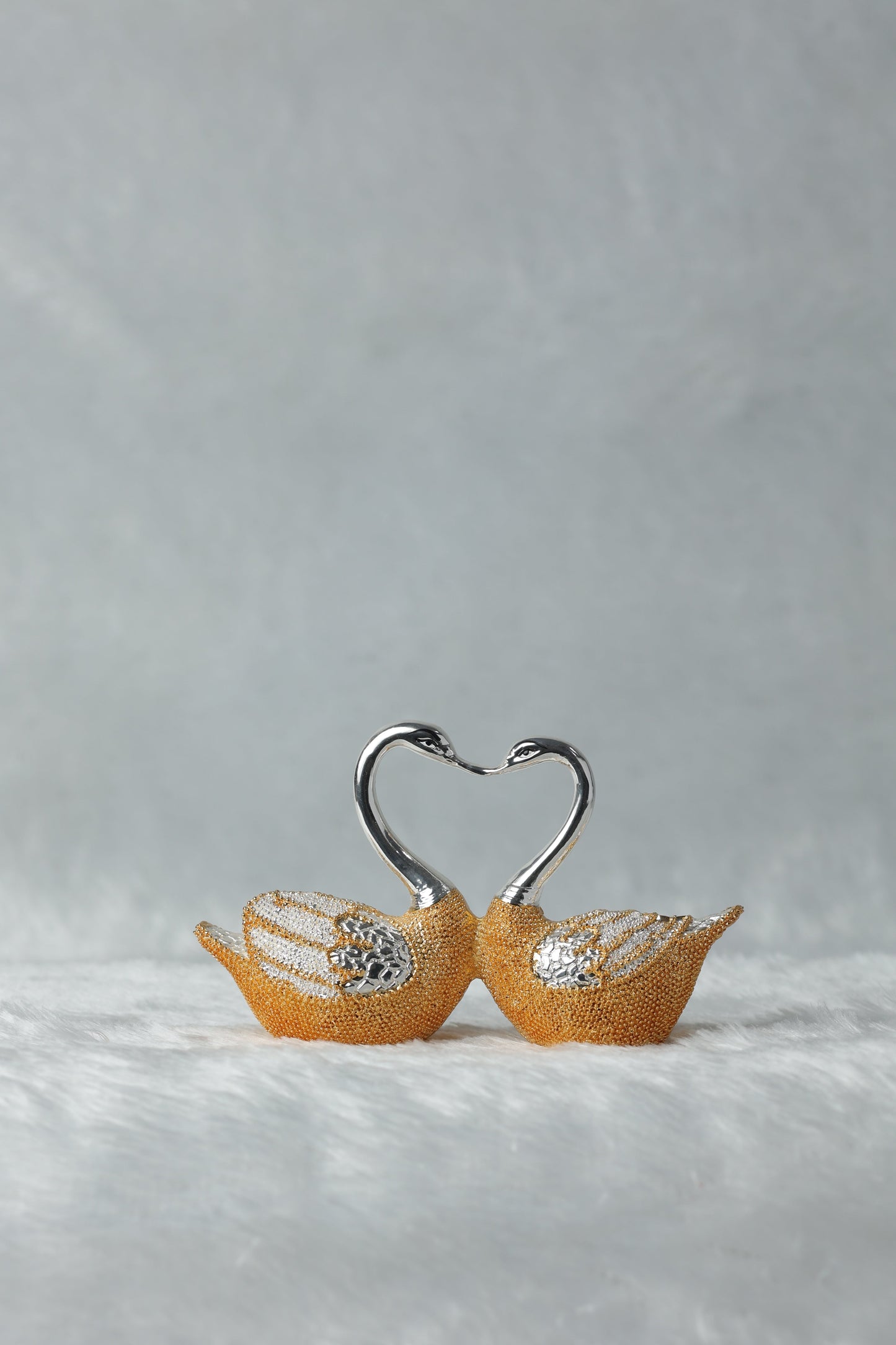 Gold and Silver plated Love Birds